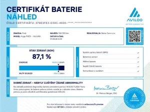 Ford Kuga 2.5i PHEV 165 kW ST-line AT TZ