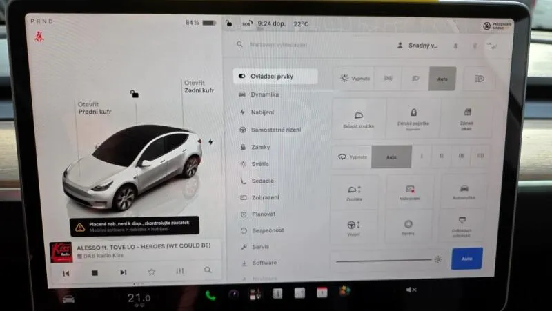 Tesla Model Y LR AWD Berlin Záruka SoH 92,9%