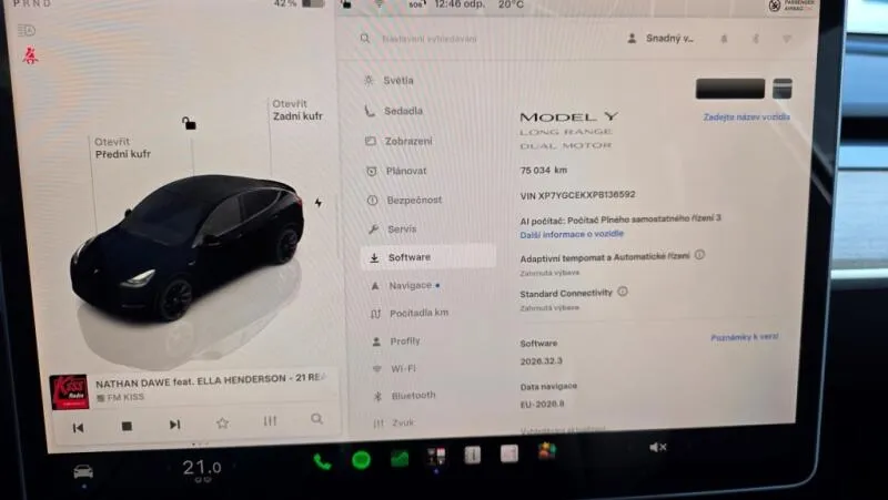 Tesla Model Y LR AWD DE Záruka SoH 93%