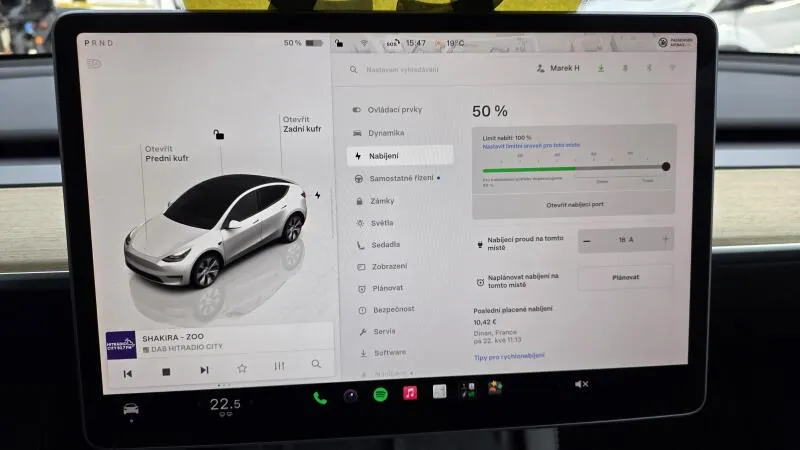 Tesla Model Y LR AWD Záruka SoH 93,2%