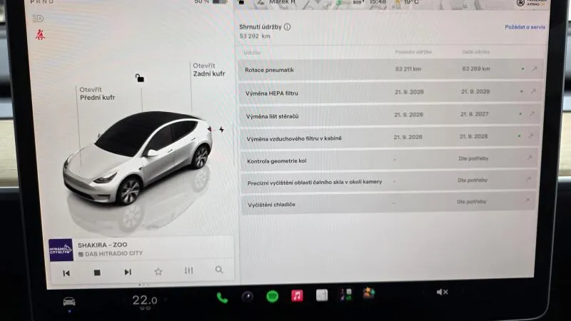 Tesla Model Y LR AWD Záruka SoH 93,2%