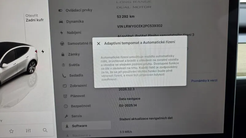 Tesla Model Y LR AWD Záruka SoH 93,2%